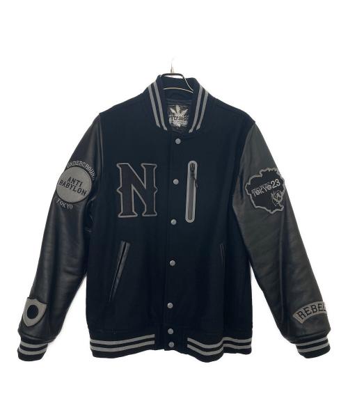 NITRAID（ナイトレイド）NITRAID (ナイトレイド) スタジャン ブラック サイズ:Lの古着・服飾アイテム