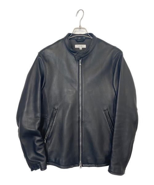 BEAUTY&YOUTH（ビューティーアンドユース）BEAUTY&YOUTH (ビューティーアンドユース) シングルライダースジャケット ブラック サイズ:XLの古着・服飾アイテム