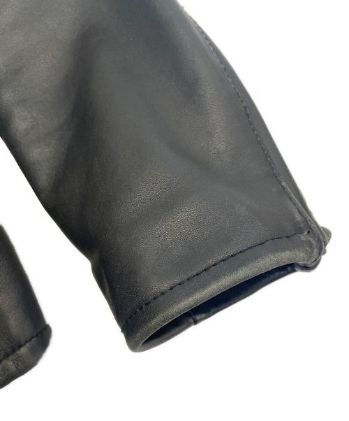 BEAUTY&YOUTH（ビューティーアンドユース）BEAUTY&YOUTH (ビューティーアンドユース) シングルライダースジャケット ブラック サイズ:XLの古着・服飾アイテム