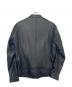 BEAUTY&YOUTH (ビューティーアンドユース) シングルライダースジャケット ブラック サイズ:XL：10000円