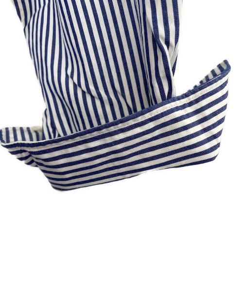 PLAY COMME des GARCONS（プレイコムデギャルソン）PLAY COMME des GARCONS (プレイコムデギャルソン) 長袖シャツ ブルー×ホワイト サイズ:Lの古着・服飾アイテム