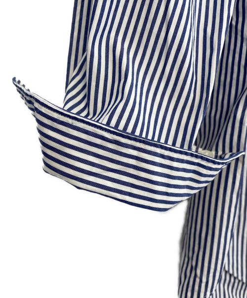 PLAY COMME des GARCONS（プレイコムデギャルソン）PLAY COMME des GARCONS (プレイコムデギャルソン) 長袖シャツ ブルー×ホワイト サイズ:Lの古着・服飾アイテム