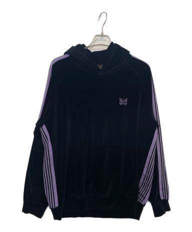 中古・古着通販】Needles (ニードルズ) ベロアパーカー ブラック