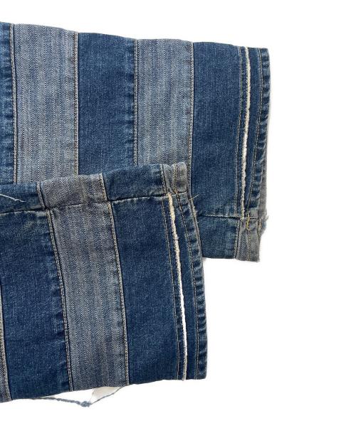 Hysteric Glamour（ヒステリックグラマー）Hysteric Glamour (ヒステリックグラマー) 00'sツギハギデニムパンツ ブルー サイズ:Lの古着・服飾アイテム