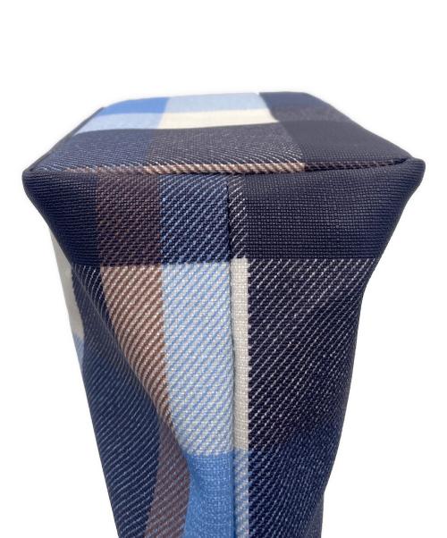 BLUE LABEL CRESTBRIDGE（ブルーレーベルクレストブリッジ）BLUE LABEL CRESTBRIDGE (ブルーレーベルクレストブリッジ) 2WAYバッグ ネイビー×スカイブルーの古着・服飾アイテム