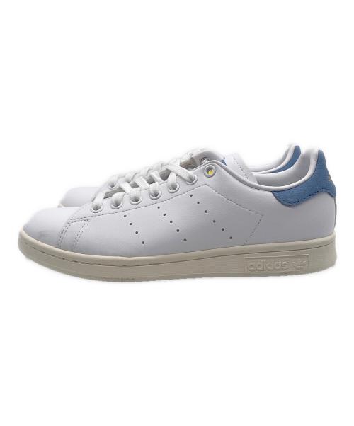 adidas（アディダス）adidas (アディダス) adidas STANSMITH（アディダス スタンスミス） ホワイト×ブルー サイズ:24.5の古着・服飾アイテム