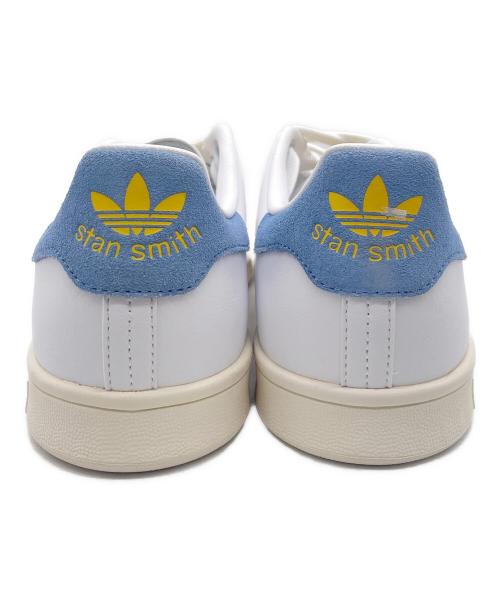 adidas（アディダス）adidas (アディダス) adidas STANSMITH（アディダス スタンスミス） ホワイト×ブルー サイズ:24.5の古着・服飾アイテム