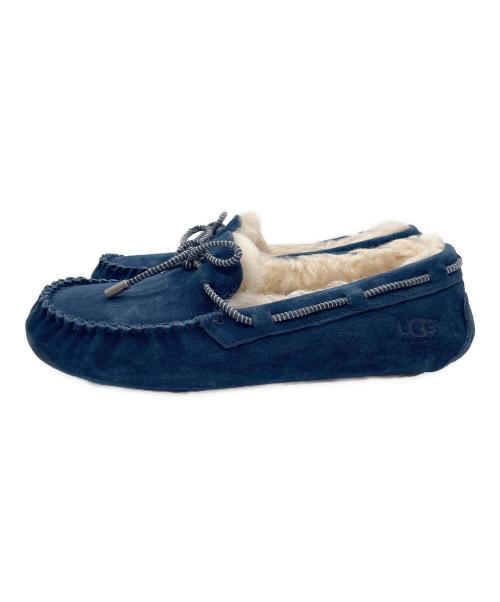UGG（アグ）UGG (アグ) モカシンシューズ ネイビー サイズ:24の古着・服飾アイテム