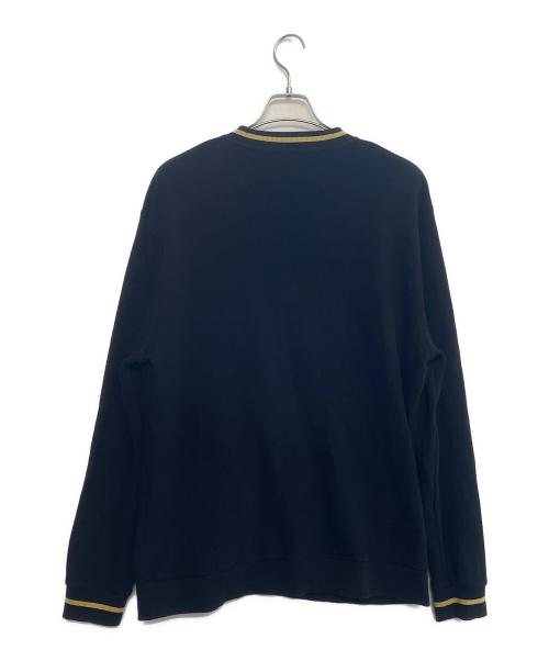 FRED PERRY（フレッドペリー）FRED PERRY (フレッドペリー) 厚手カーディガン ネイビー サイズ:Lの古着・服飾アイテム