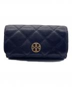 TORY BURCHトリーバーチ）の古着「チェーンショルダーウォレット」｜ブラック