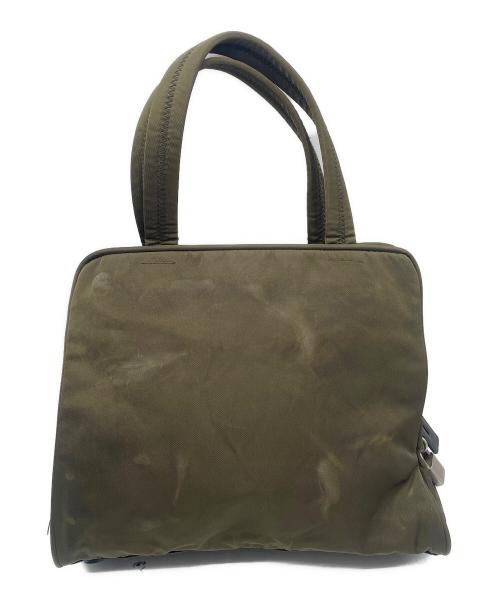 PRADA（プラダ）PRADA (プラダ) ナイロンハンドバッグ グリーンの古着・服飾アイテム