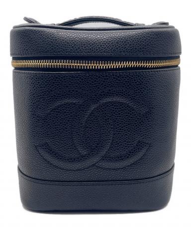 中古・古着通販】CHANEL (シャネル) バニティバッグ ブラック