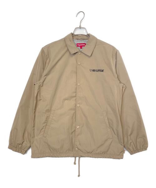 SUPREME（シュプリーム）SUPREME (シュプリーム) コーチジャケット ベージュ サイズ:Sの古着・服飾アイテム