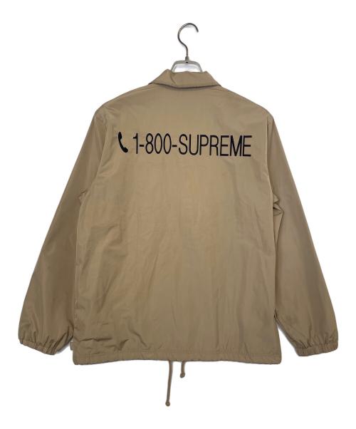 SUPREME（シュプリーム）SUPREME (シュプリーム) コーチジャケット ベージュ サイズ:Sの古着・服飾アイテム