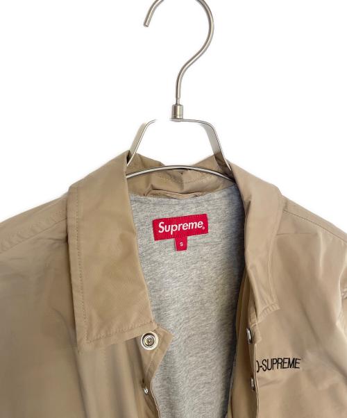 SUPREME（シュプリーム）SUPREME (シュプリーム) コーチジャケット ベージュ サイズ:Sの古着・服飾アイテム