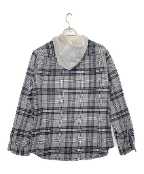 SUPREME（シュプリーム）Supreme (シュプリーム) シャツパーカー グレー サイズ:Mの古着・服飾アイテム