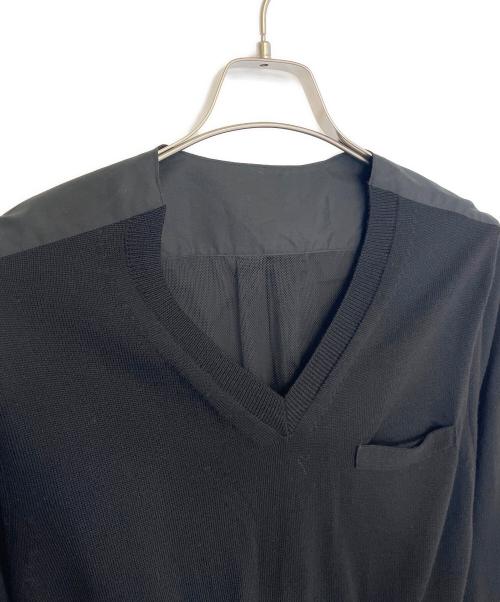 sacai（サカイ）sacai (サカイ) 長袖ワンピース ブラック サイズ:2の古着・服飾アイテム