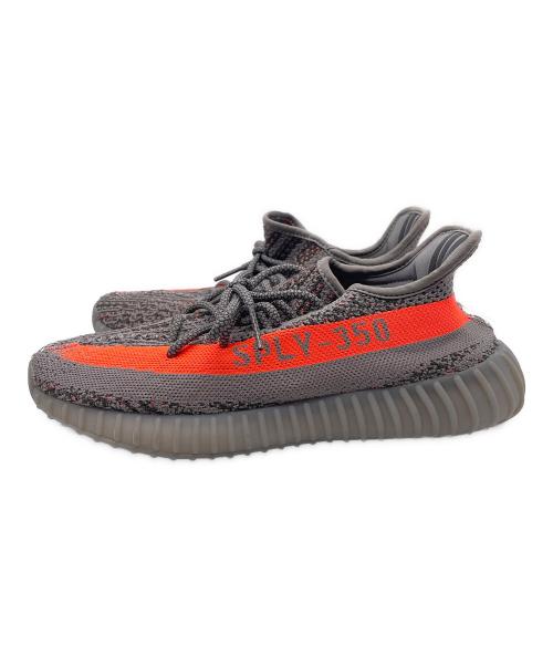 adidas（アディダス）adidas (アディダス) adidas YEEZY BOOST（アディダス　イージーブースト） オレンジ×グレー サイズ:26.5の古着・服飾アイテム
