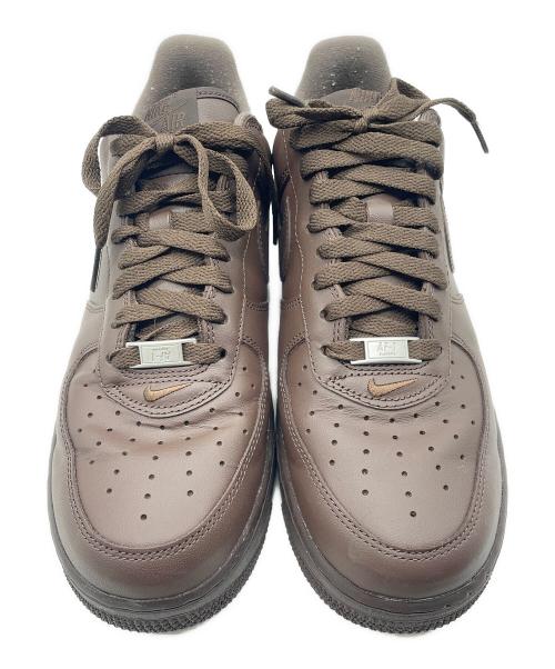 NIKE（ナイキ）NIKE (ナイキ) SUPREME (シュプリーム) Supreme × Nike Air Force 1 Low(ナイキ×シュプリーム エアフォース1) ブラウン サイズ:27.5の古着・服飾アイテム