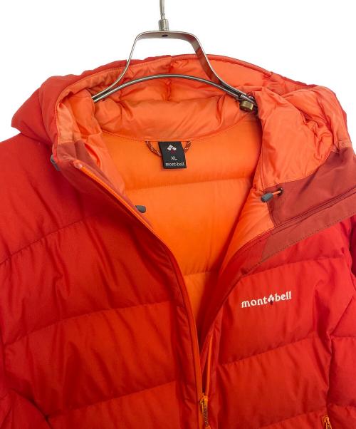 mont-bell（モンベル）mont-bell (モンベル) ダウンジャケット オレンジ サイズ:XLの古着・服飾アイテム