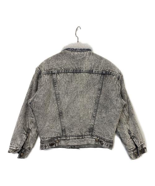 LEVI'S（リーバイス）LEVI'S (リーバイス) 裏ボアデニムジャケット ホワイト×グレー サイズ:Mの古着・服飾アイテム