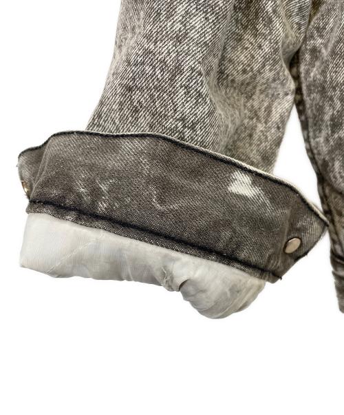 LEVI'S（リーバイス）LEVI'S (リーバイス) 裏ボアデニムジャケット ホワイト×グレー サイズ:Mの古着・服飾アイテム