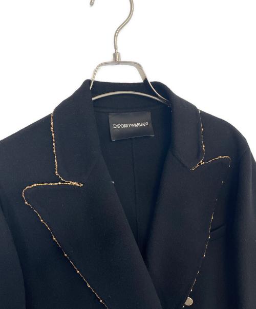 EMPORIO ARMANI（エンポリオアルマーニ）EMPORIO ARMANI (エンポリオアルマーニ) ジャケット ブラック サイズ:40の古着・服飾アイテム
