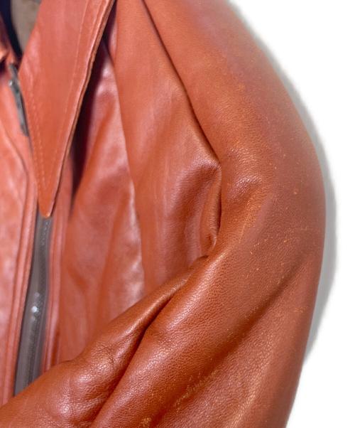 LESUEDE（ルスエード）LESUEDE (ルスエード) LESUEDE ルスエード レザージャケット 本革 ブラウン サイズ:38/97cmの古着・服飾アイテム