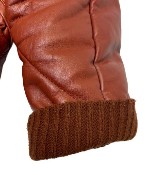 LESUEDE（ルスエード）LESUEDE (ルスエード) LESUEDE ルスエード レザージャケット 本革 ブラウン サイズ:38/97cmの古着・服飾アイテム