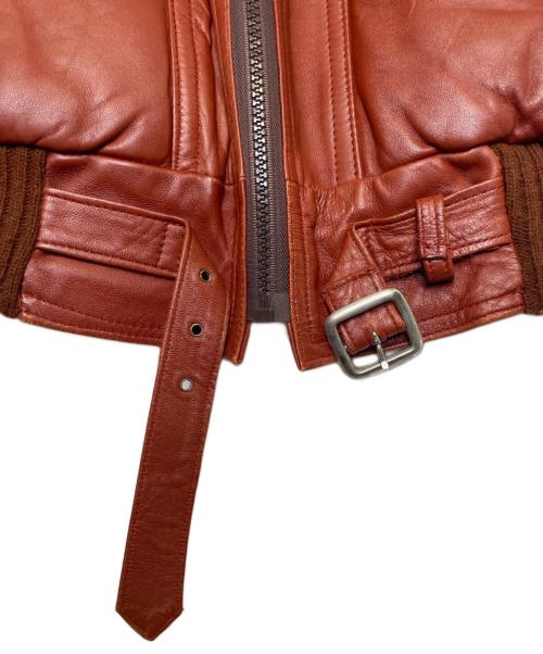 LESUEDE（ルスエード）LESUEDE (ルスエード) LESUEDE ルスエード レザージャケット 本革 ブラウン サイズ:38/97cmの古着・服飾アイテム