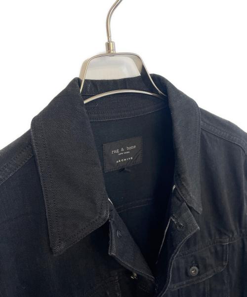 rag&bone（ラグアンドボーン）rag&bone (ラグアンドボーン) ブラックデニムジャケット ブラック サイズ:XSの古着・服飾アイテム