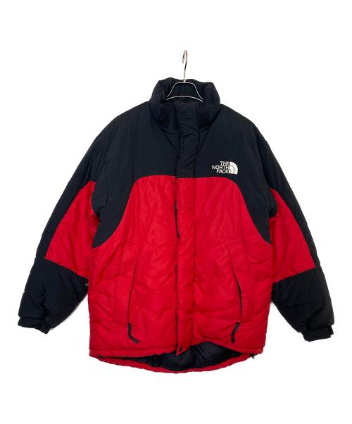 THE NORTH FACE（ザ ノース フェイス）THE NORTH FACE (ザ ノース フェイス) ダウンジャケット レッド×ブラック サイズ:Lの古着・服飾アイテム