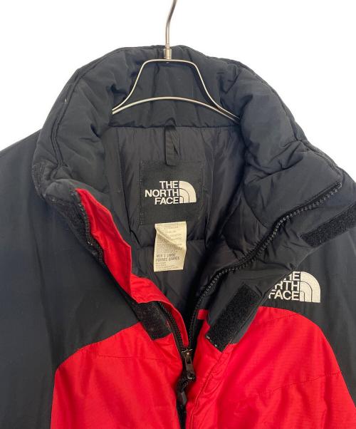 THE NORTH FACE（ザ ノース フェイス）THE NORTH FACE (ザ ノース フェイス) ダウンジャケット レッド×ブラック サイズ:Lの古着・服飾アイテム