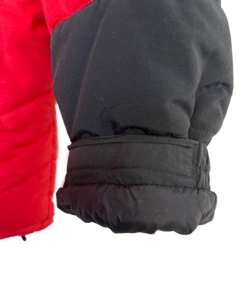 THE NORTH FACE（ザ ノース フェイス）THE NORTH FACE (ザ ノース フェイス) ダウンジャケット レッド×ブラック サイズ:Lの古着・服飾アイテム