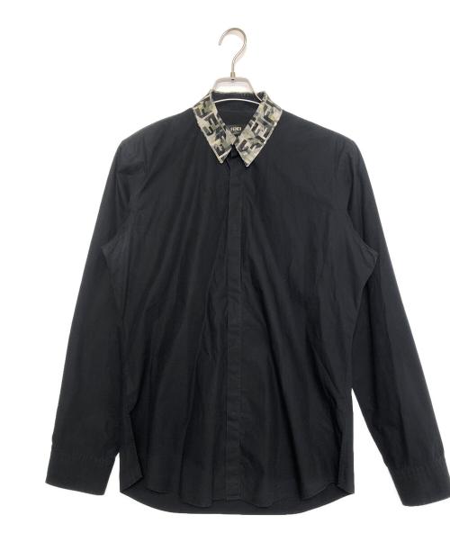 FENDI（フェンディ）FENDI (フェンディ) 長袖シャツ ブラック サイズ:40の古着・服飾アイテム