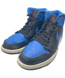 NIKE（ナイキ）の古着「AirJordanMidRoyalPaintSplatter」｜ブルー×ブラック