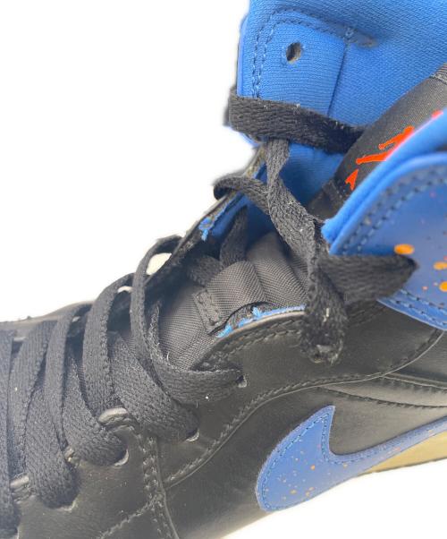 NIKE（ナイキ）NIKE (ナイキ) AirJordanMidRoyalPaintSplatter ブルー×ブラック サイズ:27.5cmの古着・服飾アイテム