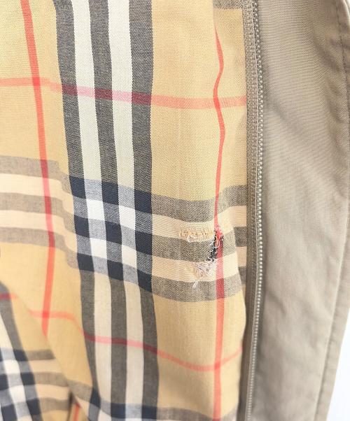 Burberry's（バーバリー）Burberry's (バーバリー) ジップブルゾン ベージュ サイズ:記載無の古着・服飾アイテム