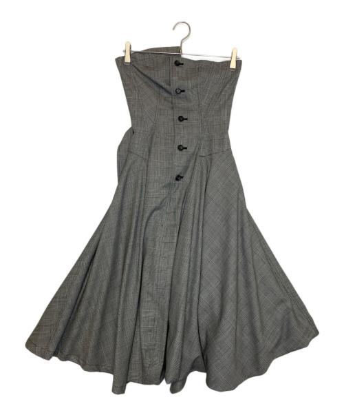 COMME des GARCONS（コムデギャルソン）COMME des GARCONS (コムデギャルソン) COMME des GARCONS コムデギャルソン グレンチェック ワンピース 90年代 グレー サイズ:Sの古着・服飾アイテム