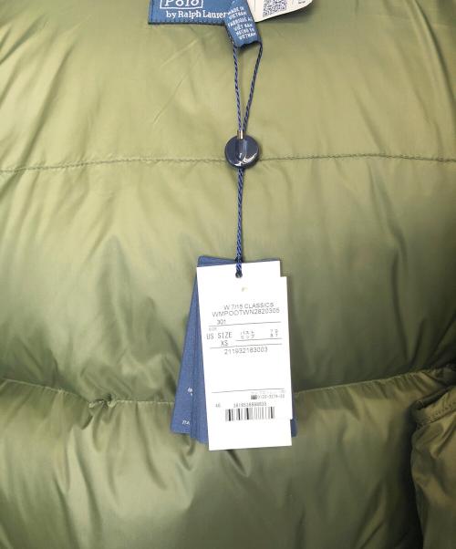 POLO RALPH LAUREN（ポロ・ラルフローレン）POLO RALPH LAUREN (ポロ・ラルフローレン) ダウンジャケット オリーブ サイズ:XS 未使用品の古着・服飾アイテム