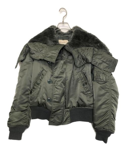 ALPHA INDUSTRIES（アルファインダストリーズ）ALPHA INDUSTRIES (アルファインダストリーズ) フライトジャケット オリーブ サイズ:Sの古着・服飾アイテム