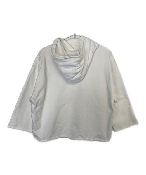 MM6 Maison Margiela（エムエムシックスメゾンマルジェラ）MM6 Maison Margiela (エムエムシックスメゾンマルジェラ) プルオーバーパーカー ホワイト サイズ:14の古着・服飾アイテム