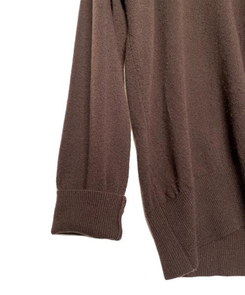 COMME des GARCONS HOMME（コムデギャルソン オム）COMME des GARCONS HOMME (コムデギャルソン オム) COMME des GARCONS HOMME コムデギャルソン オム 80年代 Vネック ニット セーター ブラウン サイズ:不明の古着・服飾アイテム