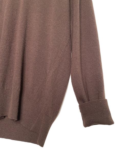 COMME des GARCONS HOMME（コムデギャルソン オム）COMME des GARCONS HOMME (コムデギャルソン オム) COMME des GARCONS HOMME コムデギャルソン オム 80年代 Vネック ニット セーター ブラウン サイズ:不明の古着・服飾アイテム