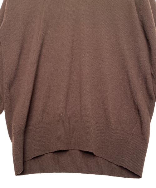 COMME des GARCONS HOMME（コムデギャルソン オム）COMME des GARCONS HOMME (コムデギャルソン オム) COMME des GARCONS HOMME コムデギャルソン オム 80年代 Vネック ニット セーター ブラウン サイズ:不明の古着・服飾アイテム