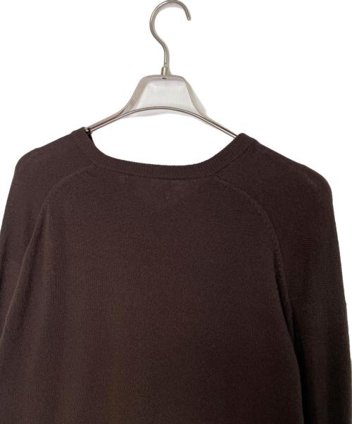 COMME des GARCONS HOMME（コムデギャルソン オム）COMME des GARCONS HOMME (コムデギャルソン オム) COMME des GARCONS HOMME コムデギャルソン オム 80年代 Vネック ニット セーター ブラウン サイズ:不明の古着・服飾アイテム