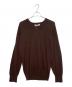 COMME des GARCONS HOMME（コムデギャルソン オム）の古着「COMME des GARCONS HOMME コムデギャルソン オム 80年代 Vネック ニット セーター」｜ブラウン