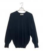 COMME des GARCONS HOMMEコムデギャルソン オム）の古着「Vネックニット」｜ブラック