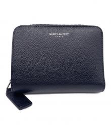 Saint Laurent Paris（サンローランパリ）の古着「3つ折り財布」｜ブラック