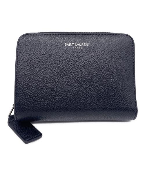 Saint Laurent Paris（サンローランパリ）Saint Laurent Paris (サンローランパリ) 3つ折り財布 ブラックの古着・服飾アイテム